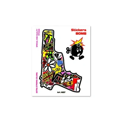 Obrázek 4R Quattroerre.it 6137 Sticker Bomb Aufkleber Gewehr, 10 x 12 cm