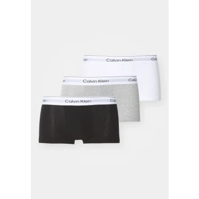 Obrázek Calvin Klein Underwear LOW RISE Trunk ICON 3 PACK Boxerky, Muži, Velikost: Small, Grey heather/white/black