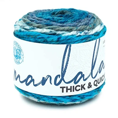 Obrázek Lion Brand Yarn 528 200 Mandala dickes &amp; schnelles Garn, Labyrinth