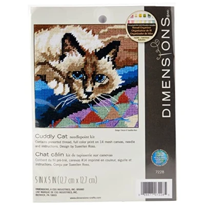 Obrázek DIMENSIONS 7228 Cuddly CAT, vícebarevná