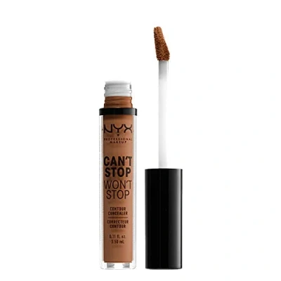 Obrázek NYX Professional Makeup Can&#039;t Stop Won&#039;t Contour Concealer voděodolný tekutý krycí tužka, kašírování &amp; Highlighten, 3,5 ml, Warm Caramel 15. 7