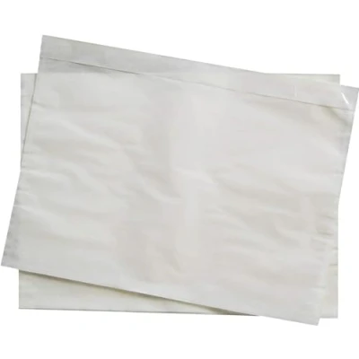 Obrázek Netuno 50 transparentních samolepících kapes DIN C5 24 x 18,1 cm obaly na Dokumenty pro doprovodné papíry Záruční karty Dopravní listy Faktury Obalové tašky