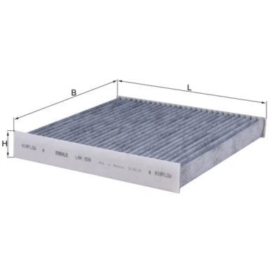 Obrázek MAHLE LAK 859 kabinový filtr