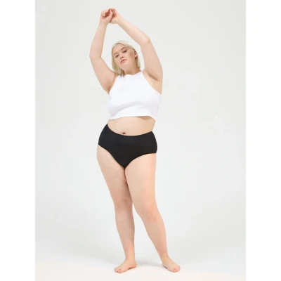 Obrázek Female Engineering Absorbency HIGH Waist Menstruační kalhotky, Ženy, Velikost: Medium, Black