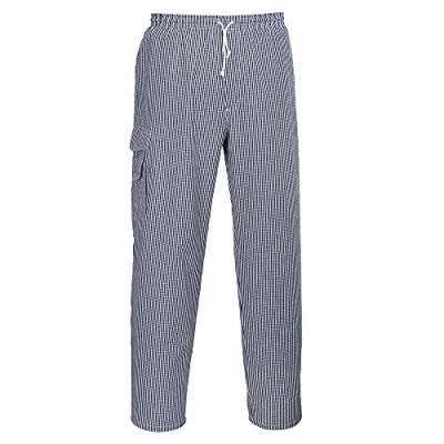Obrázek Portwest Pánské C078 Chester Chefs Trousers, Check, L EU
