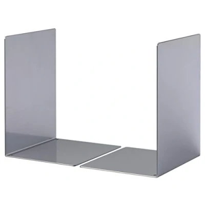 Obrázek Durable Opěrka na knihu kov L, sada 2 ks, stříbrná, 324423