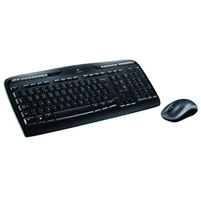 Obrázek Logitech MK330 sada bezdrátové myši s klávesnicí, 2,4 GHz spojení přes Unifying USB přijímač, 4 programovatelná tlačítka G, výdrž baterie 12 24 měsíců, PC/notebook, francouzské rozložení AZERTY