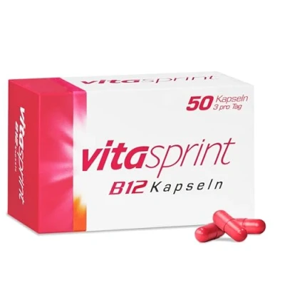 Obrázek Vitasprint B12 kapslí, 50 ks ke zlepšení celkového stavu