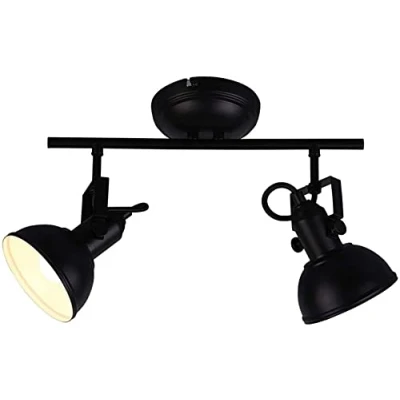 Obrázek Stropní svítidlo Reality Gina R80152032, kov černý matný, bez 2x E14