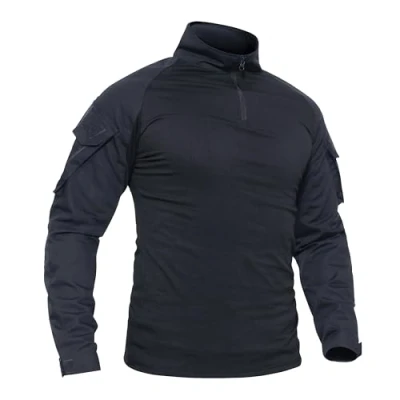 Obrázek Tacvasen Slim Fit pánské triko Military Airsoft (s dlouhým rukávem a krátkým rukávem).