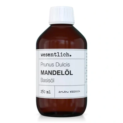 Obrázek Mandlový olej 250 ml 100% čistý základní od wesentlich. přírodní péče o pokožku a vlasy