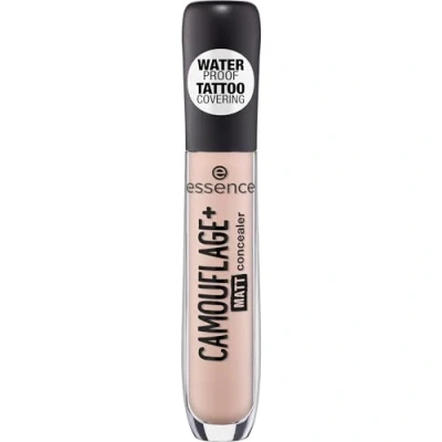 Obrázek essence CAMOUFLAGE+ MATT concealer, č. 10, nude, matná, veganská, bez oleje, voděodolná, alkoholu, 1 balení (5 ml)