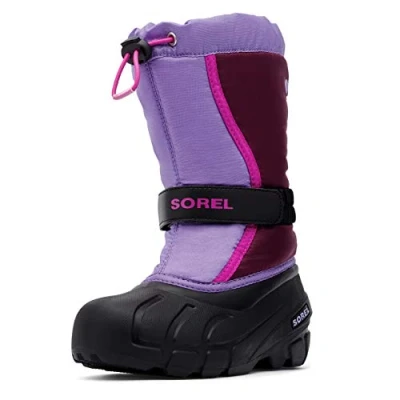 Obrázek Sorel Youth Flurry, dětské kozačky do sněhu, unisex, Purple Dahlia Paisley