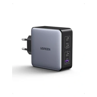 Obrázek UGREEN Nabíječka USB C, Nexode X 160W PD 3.1 síťový zdroj 140W GaN Charger, 4portová rychlonabíječka PPS 45 W kompatibilní s MacBook Pro 16&quot; 2021, iPhone 16 Max, Pro, Galaxy S24 Ultra, Vision