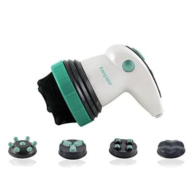 Obrázek BEPER 40.500 4 in 1 Anti Cellulite Massagegerät für Frauen, 25 W, Infrarot Massage, Dreifache Kreisbewegung, Straffend und festigend, Einstellbare Leistung, Weiß