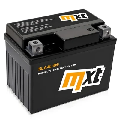 Obrázek Maxtuned SLA4L BS baterie na skútr 12 V 5 Ah předem nabitá zapečetěná bezúdržbová srovnatelná s výrobky YTX5L YB4L B YTX4