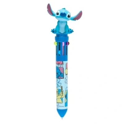 Obrázek Grupo Erik Kuličkové pero 10 barev Disney Stitch v 1 Multicolor vícebarevné oficiální zboží pro fanoušky