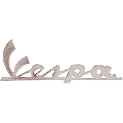 Obrázek RMS R142720290 nápis s emblémem / Vespa pro Sprint Super Rally 2 piny 120 x 35 mm vzdálenost otvorů 105