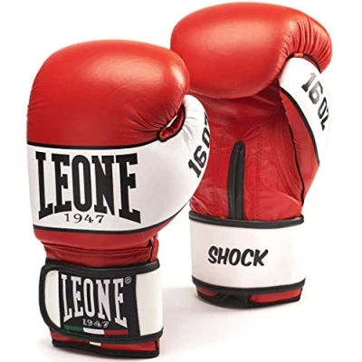 Obrázek LEONE 1947, Shock boxerské rukavice, unisex pro dospělé, červené, 10 OZ, GN047