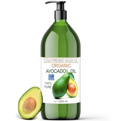 Obrázek bio Oil Pure avokádový olej 100% ekologický, rostlinný, přírodní lisovaný za studena na vlasy, pokožku, obličej, masáž a ekologický 1000 ml