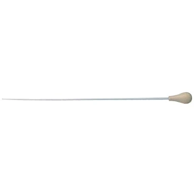 Obrázek Gewa 912318 taktovka dřevěná rukojeť model 10 lakovaná bílý buk, 41 cm, bílá