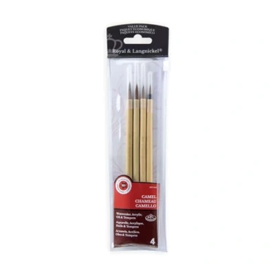 Obrázek Royal &amp; Langnickel Rset pro 9149 Brown Bamboo 4 dílná Kammpi Nsel sada