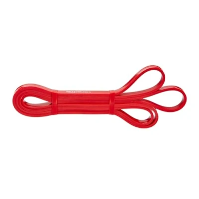 Obrázek Amazon Basics Fitness pás, odporový červený, 4,5 až 16 kg (1,27 cm šířka)