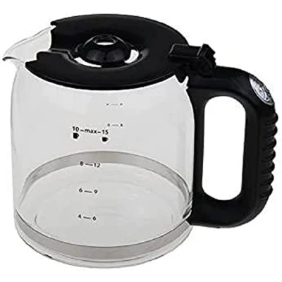 Obrázek Russell Hobbs Náhradní skleněná konvice [pro kávovar Retro červená, černá, krémová, 21702 56, 21701 56 21700 56] na kávu pro 700025