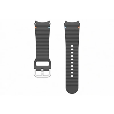 Obrázek Samsung sportovní pásek (S/M) ET SNL30 pro Galaxy Watch7 k hodinkám, náramek, originální příslušenství, elastický, s dlouhou životností, dobrý střih, tmavě šedý