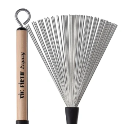 Obrázek Vic Firth Legacy Wire Brush Retractable Wood Handle