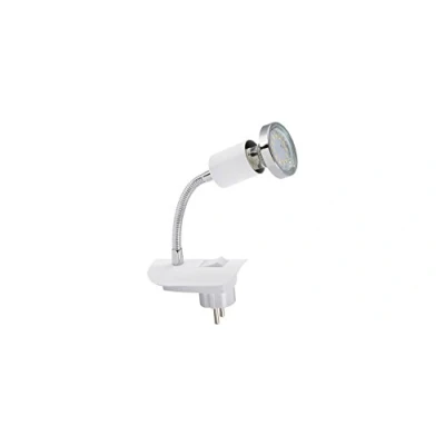 Obrázek Briloner svítidla LED CLIP s flexibilním ramenem, vč. vypínače, 250 lumenů, 3 000 kelvinů, bílé, ostatní kovy, W, 170 x 65 120 mm (d š v)