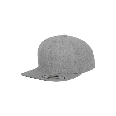 Obrázek Flexfit Unisex Classic Snapback Cap, dámská a pánská čepice, k dostání ve více než 20 barvách, jednotná velikost, Heather