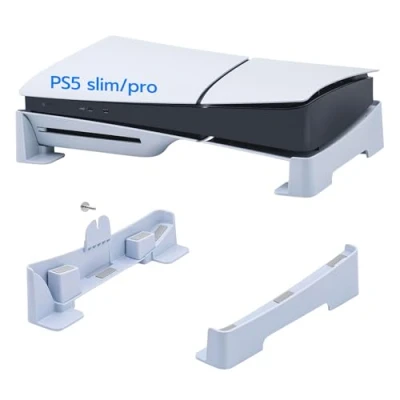 Obrázek Mcbazel PS5 Pro/ Slim horizontální stojan pro Slim/Pro Disc/Digitální edice Playstation 5 držák volně kompatibilní s Digital/UHD konzolem