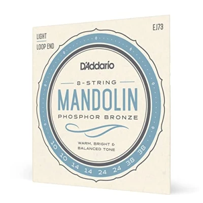 Obrázek D&#039;Addario EJ73 Mandola Mandocello Mando ass mandolína sada strun fosforový bronz light