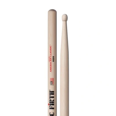 Obrázek VIC FIRTH HD9 Drum Stick &quot;5A American Classic Serie, Hickory, Wood Tip&quot;
