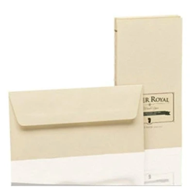 Obrázek Rössler Papier 2033831008 Paper Royal balíček dopisních obálek s Sf., DINlang, 20 kusů, chamois