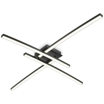 Obrázek B.K.Licht LED stropní svítidlo s teplou bílou barvou světla, 20 W, 2200 lumenů, svítidlo, lampa, lampa do obývacího pokoje, ložnice, kuchyňská zářič, 69 x 49