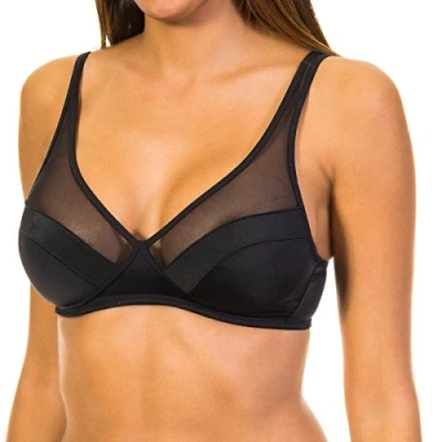 Obrázek DIM Generous Wireless BRA Trojúhelníková podprsenka, Ženy, Velikost: 90B, Black