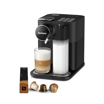 Obrázek Nespresso De&#039;Longhi EN640.B Gran Lattissima kávovar na kapsle s automatickým systémem mléka, tlak 19 bar, 1400 W, černý