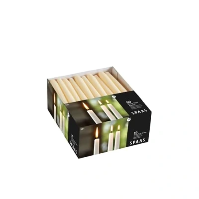 Obrázek Spaas 50 Festilux Tischkerzen 23/250 mm, ± 8 Stunden Elfenbein, Paraffinwachs, D 32 mm x H, Stück (1er Pack)