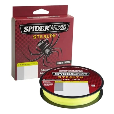 Obrázek Spiderwire Unisex dospělí SCS30Y 125 Stealth Hi Vis žlutá 0,30 mm, neonově žlutá, 30lb 125yd