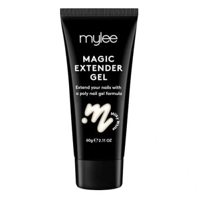 Obrázek MYGEL od MYLEE Magic Extender gel 60 g dlouhotrvající, přirozený vzhled, pro prodloužení nehtů, začátečníky a profesionály v salonu, zahušťovací nástavný na akrylové nehty, umění nehtů
