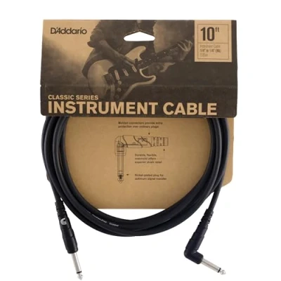 Obrázek D&#039;Addario kytarový kabel Classic Series Instrumentenkabel 1/4palcový konektor na 3. 048 počítadlo 1 balení