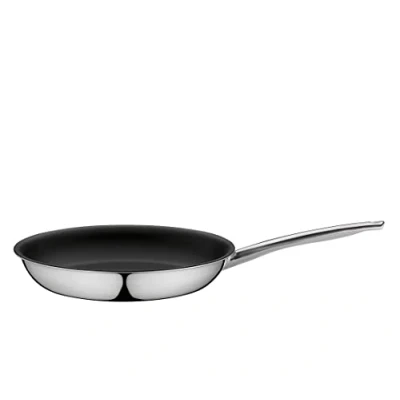 Obrázek Spring pánev Vulcano Classic 28 cm ušlechtilá ocel s nepřilnavým povrchem vhodná pro indukci 5vrstvý vícevrstvý materiál na smažení indukce z ušlechtilé oceli odolná do trouby