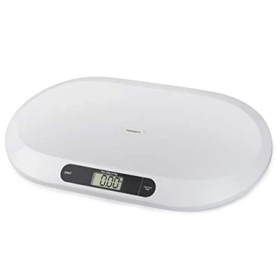 Obrázek Topcom WG 2490 dětská váha, objem 20 kg, vhodná i pro malá zvířata, 1 kus (balení ks), bílá