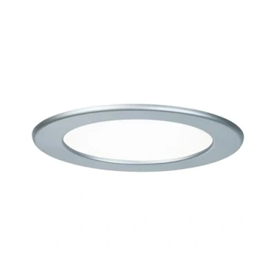 Obrázek Paulmann 92071 LED vestavný panel kulaté stropní svítidlo 12 W světlo 4000 K neutrální bílý chrom matný IP44 ochrana proti stříkající vodě včetně světelného zdroje