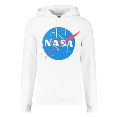 Obrázek Mister Tee NASA Hoody Mikina s kapucí, Muži, Velikost: Large, White