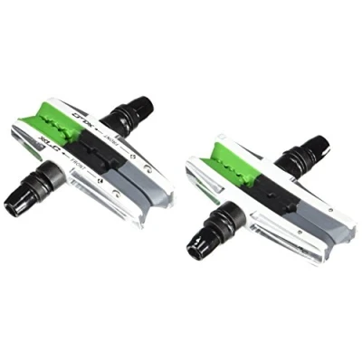 Obrázek XLC Unisex brzdové boty pro dospělé Cartridge V Brake BS V06 4dílná sada 72 mm, šedá, černá, zelená, stříbrná, jedna velikost