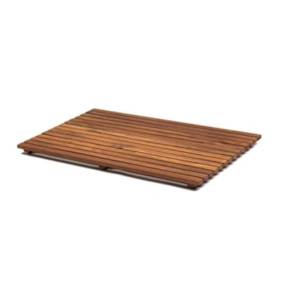 Obrázek asinox Doccia Legno Marrone Grigliato Gitter, Holz, braun, 100 cm (1er Pack)