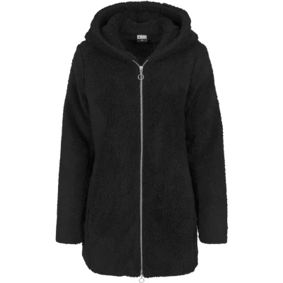 Obrázek Urban Classics Ladies Sherpa Jacket Zimní kabát, Ženy, Velikost: Large, Black